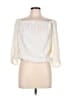 Ann Taylor LOFT 100% Polyester Ivory 3/4 Sleeve Blouse Size L - photo 1