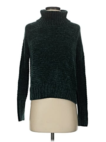 Pink Rose Turtleneck Sweater (view 1)
