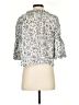 Max Studio 100% Cotton Ivory 3/4 Sleeve Blouse Size XS - photo 2