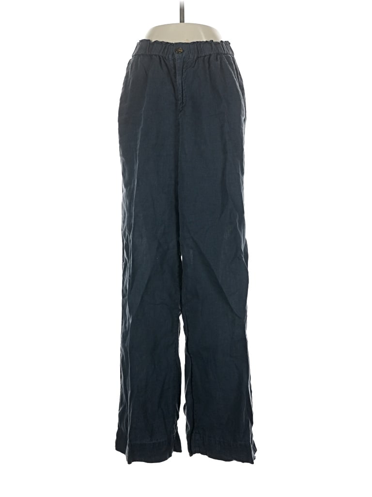 Pre-owned Faherty Linen Pants In Blue