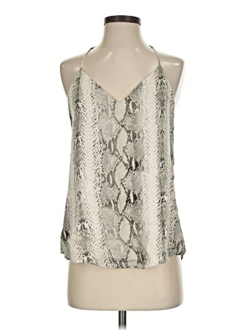 Lavender Brown Sleeveless Blouse (view 1)