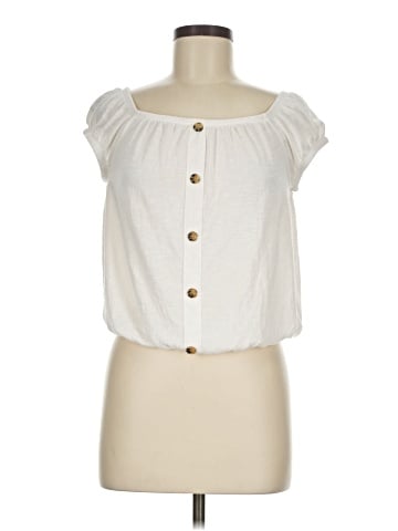One Step Up Short Sleeve Blouse (view 1)