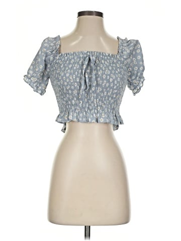 Paper Crane Short Sleeve Blouse (view 1)
