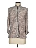 Alex Evenings 100% Polyester Paisley Gray Jacket Size M - photo 1