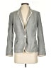 Theory Chevron-herringbone Gray Blazer Size 4 - photo 1