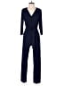 NY Collection Solid Blue Jumpsuit Size M (petite) - photo 1