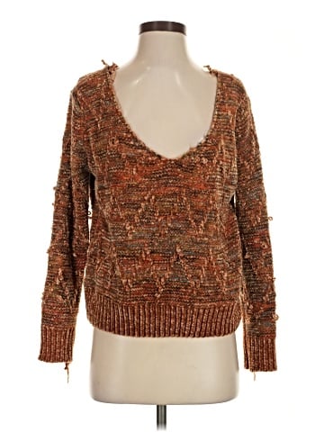 Line & Dot Pullover Sweater (view 1)