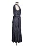 Perceptions Polka Dots Blue Casual Dress Size L - photo 4