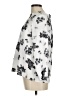 Ann Taylor 100% Polyester Floral White Ivory 3/4 Sleeve Blouse Size M (petite) - photo 5