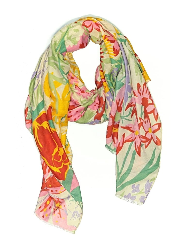 Pre-owned Powder Scarf In Yellow