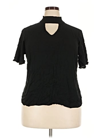 Ashley Stewart Short Sleeve Blouse (view 1)