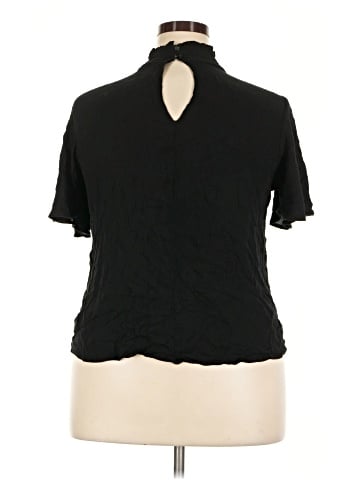 Ashley Stewart Short Sleeve Blouse (view 2)