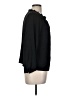 Gap 100% Polyester Black Long Sleeve Blouse Size Med Petite - photo 4