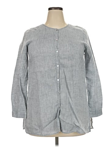 Eileen Fisher Long Sleeve Blouse (view 1)