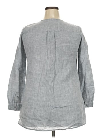 Eileen Fisher Long Sleeve Blouse (view 2)