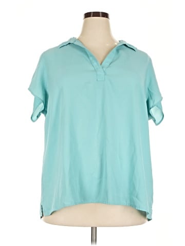 Lands' End Short Sleeve Blouse (view 1)