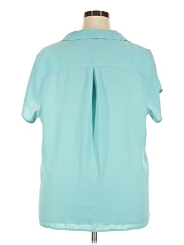 Lands' End Short Sleeve Blouse (view 2)