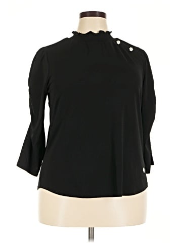 Adrienne Vittadini 3/4 Sleeve Top (view 1)