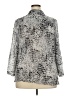 Soft Surroundings Animal Print Silver 3/4 Sleeve Button-Down Shirt Size XXL - photo 2