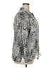 Soft Surroundings Animal Print Silver 3/4 Sleeve Button-Down Shirt Size XXL - photo 4