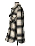 Thread & Supply 100% Polyester Plaid Gold Coat Size M - photo 5