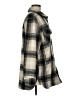 Thread & Supply 100% Polyester Plaid Gold Coat Size M - photo 4