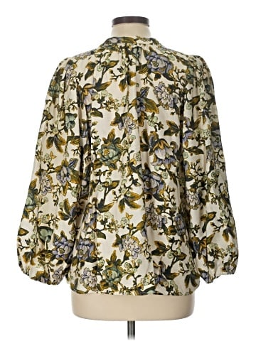Ann Taylor LOFT 3/4 Sleeve Blouse (view 2)