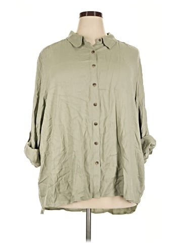 Jane and Delancey 3/4 Sleeve Button-Down Shirt (view 1)