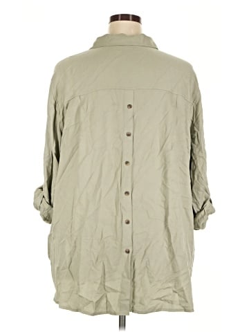 Jane and Delancey 3/4 Sleeve Button-Down Shirt (view 2)