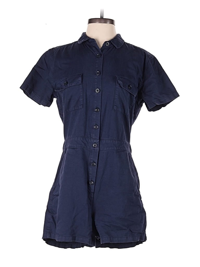 Pre-owned Outerknown Romper In Blue