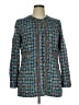 Doncaster Collection Tweed Teal Wool Blazer Size 14 - photo 1