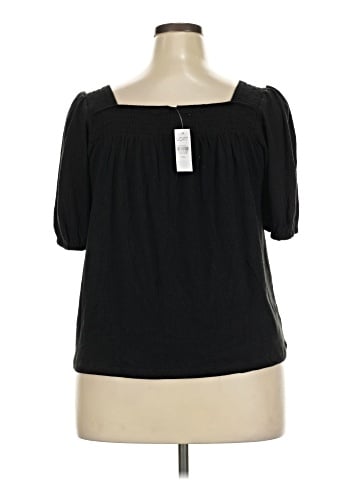 Ann Taylor LOFT Short Sleeve Blouse (view 2)