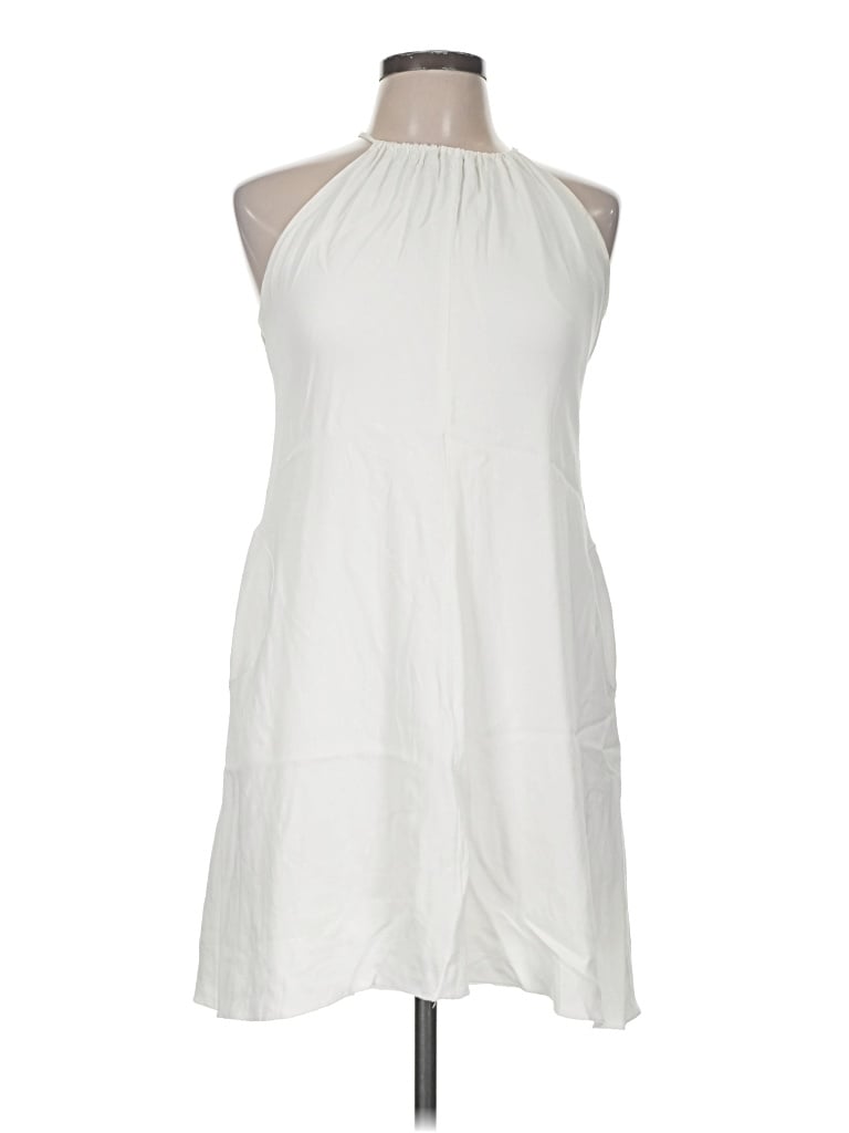 Pre-owned Lisa Perry Cocktail Dress In White