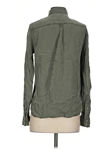 American Eagle Outfitters Long Sleeve Button-Down Shirt (view 2)