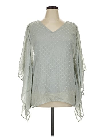 NY Collection 3/4 Sleeve Blouse (view 1)