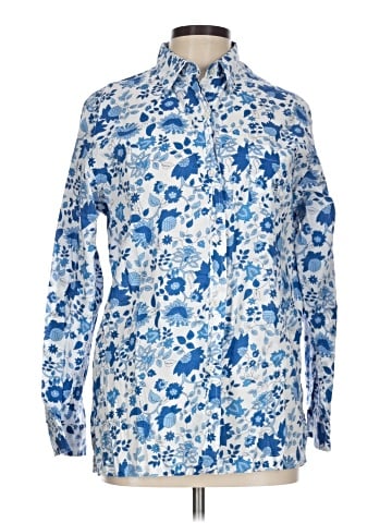Lauren by Ralph Lauren Long Sleeve Button-Down Shirt (view 1)