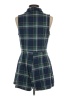 Francesca's Plaid Blue Romper Size L - photo 2