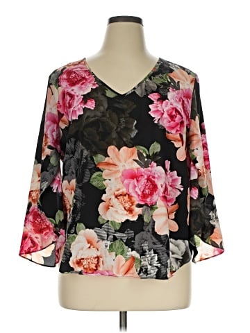Calvin Klein 3/4 Sleeve Blouse (view 1)