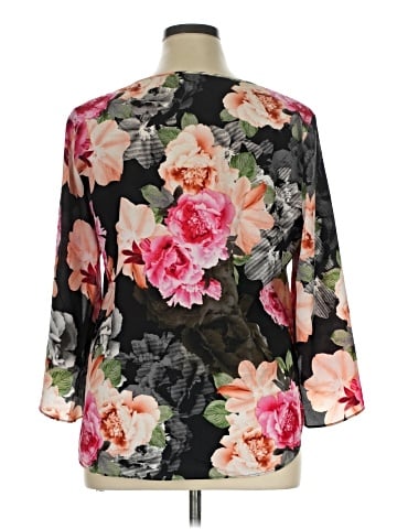 Calvin Klein 3/4 Sleeve Blouse (view 2)