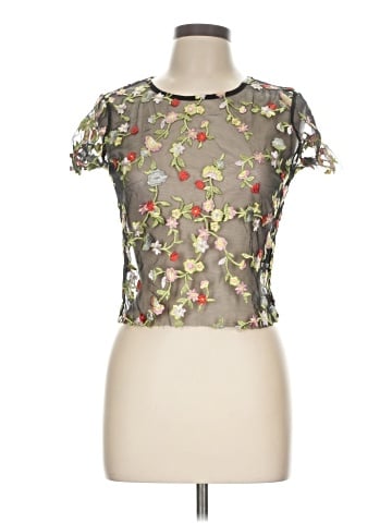 Pins and Needles Short Sleeve Top (view 1)