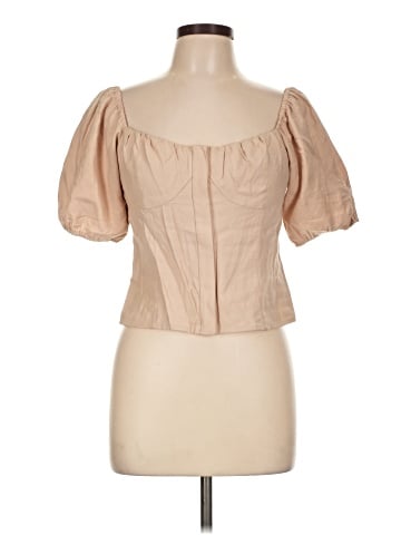 WAYF Short Sleeve Blouse (view 1)