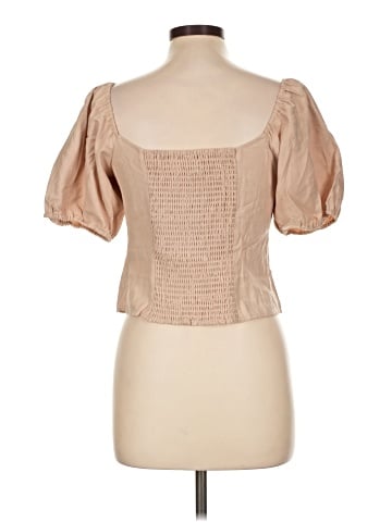 WAYF Short Sleeve Blouse (view 2)