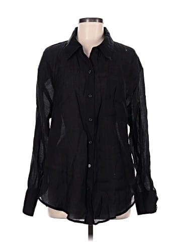 WAYF Long Sleeve Button-Down Shirt (view 1)