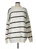 A New Day Stripes Ivory Pullover Sweater Size L - photo 1