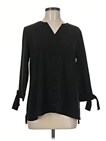 Joan Rivers Long Sleeve Blouse (view 1)