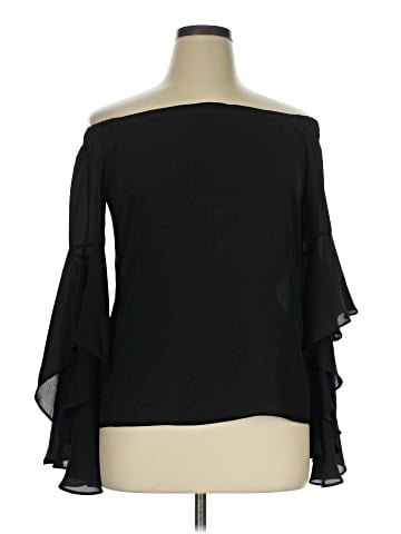Rose + Olive Long Sleeve Blouse (view 1)