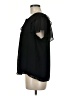 CeCe 100% Polyester Black Short Sleeve Blouse Size M - photo 5