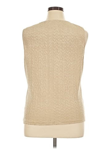 JM Collection Sleeveless Blouse (view 2)