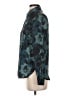 Equipment 100% Polyester Floral Teal Long Sleeve Blouse Size XS - photo 5