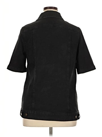Woman Within Denim Jacket (view 2)